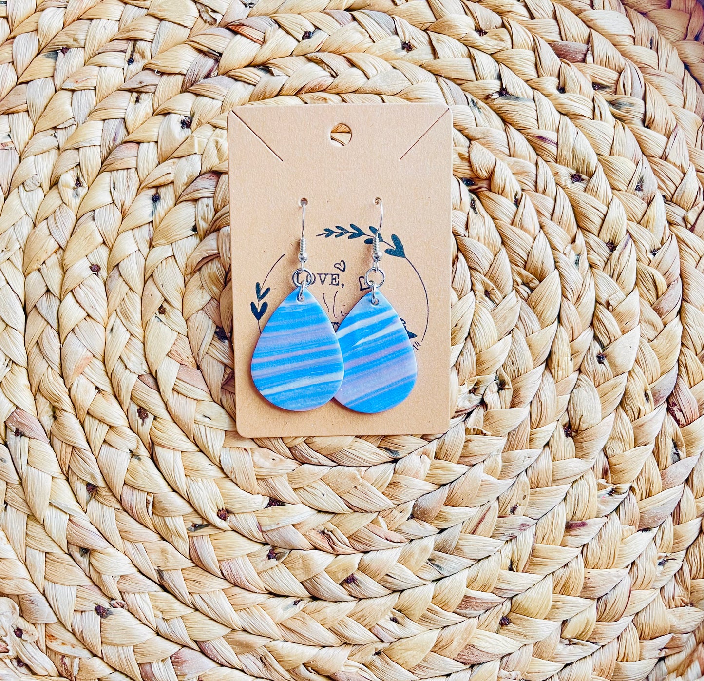 Blue & Pink Teardrop