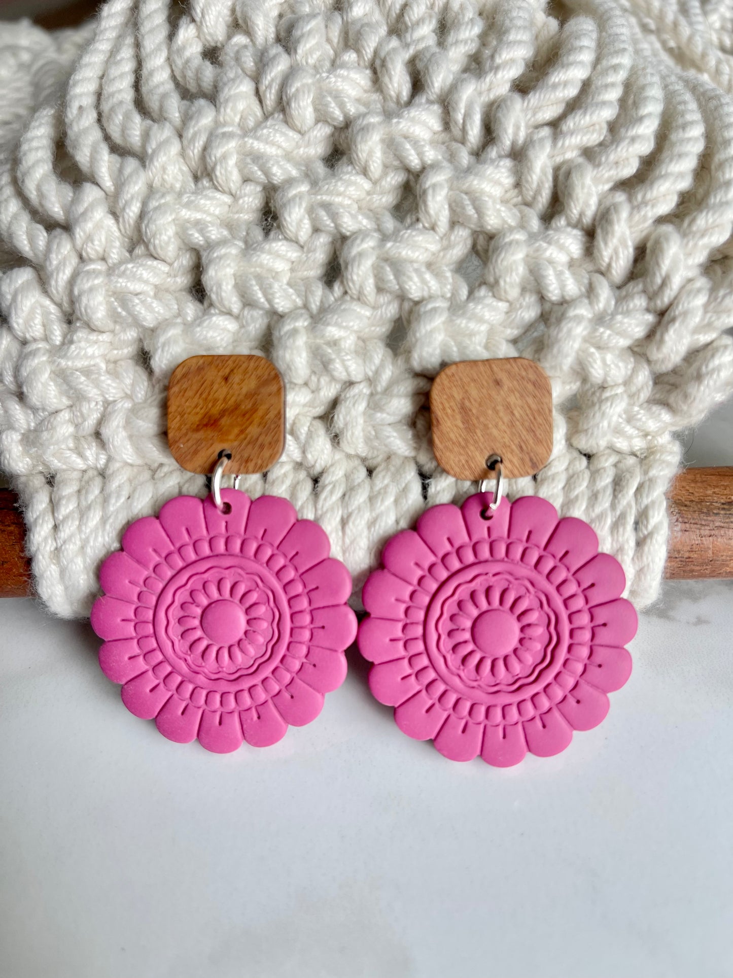 Pink Boho Flower